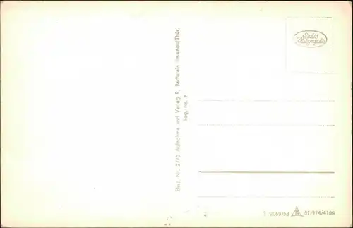 Ansichtskarte Manebach-Ilmenau Panorama - im herrlichen Ilmtal 1956