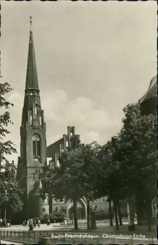 Ansichtskarte Berlin Christophorus-Kirche 1957