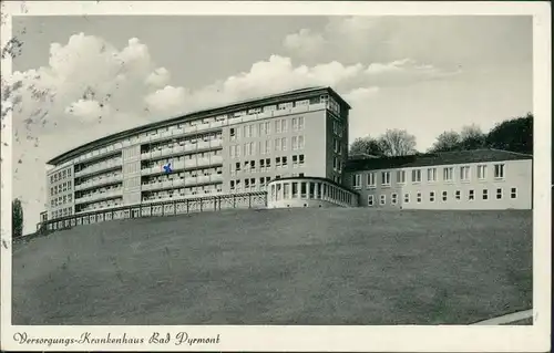 Ansichtskarte Bad Pyrmont Versorgungskrankenhaus 1954