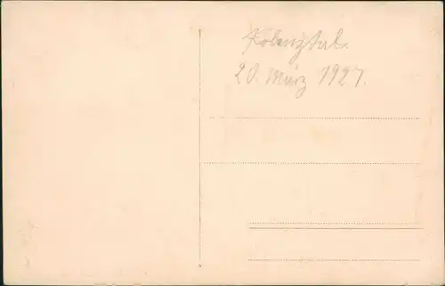 Postcard Hohnstein (Sächs. Schweiz) Schneeglöckchen im Polenztal 1927