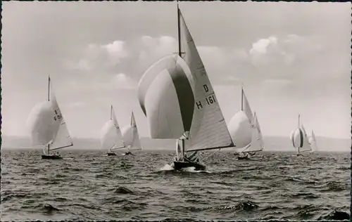 Ansichtskarte Kiel Kieler Woche - Segel-Regatta 1969