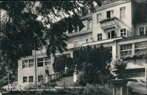 Ansichtskarte Bad Köstritz Sanatorium der SVA 1959
