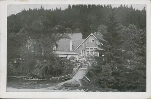 Ansichtskarte Brand-Erbisdorf Schrödermühle 1955