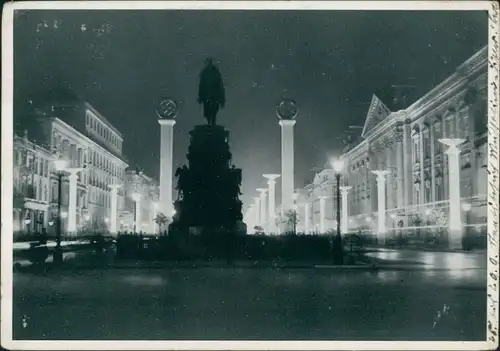 Ansichtskarte Mitte-Berlin Unter den Linden im Festschmuck 1939