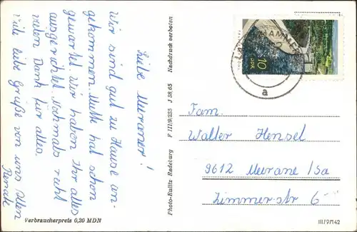 Oberbärenburg-Altenberg (Erzgebirge) verschneites Dorf Falkenhorst 1965