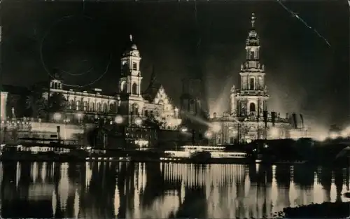 Ansichtskarte Dresden Dresden Altstädter Elbufer 1958