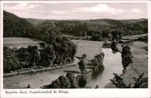 Ansichtskarte Solingen Wupperlandschaft 1960