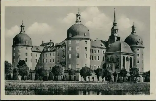 Ansichtskarte Moritzburg Kgl. Jagdschloss 1954