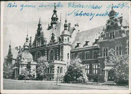 Ansichtskarte Leipzig Buchhändler-Börse 1946
