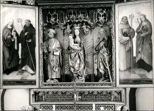 Ansichtskarte Brandenburg an der Havel Dom St. Peter und Paul - Altar 1960