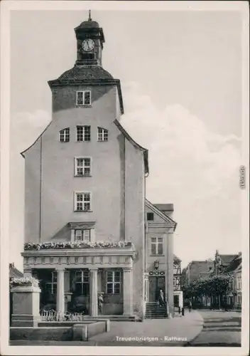 Ansichtskarte Treuenbrietzen Rathaus 1963