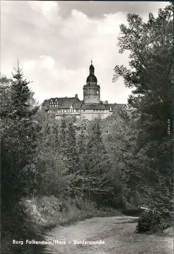 Ansichtskarte Falkenstein/Harz Burg Falkenstein (Selketal) 1981