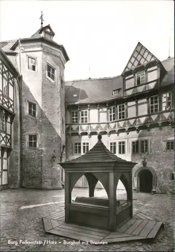 Ansichtskarte Falkenstein/Harz Burg Falkenstein (Selketal) 1981