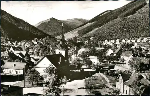 Ansichtskarte Oker-Goslar Blick auf den Ort 1966