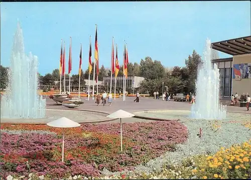 Ansichtskarte Erfurt Internationale Gartenbauausstellung der DDR (IGA) 1978