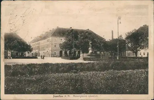 Josefstadt-Jermer Josefov Jaroměř Masarykovo náměstí/Masarykplatz 1920