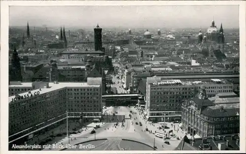 Ansichtskarte Mitte-Berlin Alexanderplatz - Kaufhaus 1936