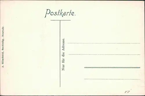 Postcard Neurode Nowa Ruda Inneres der kat. Kirche 1911 