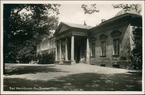 Bad Warmbrunn-Hirschberg (Schlesien)   Jelenia Góra Partie am Kurtheater 1929