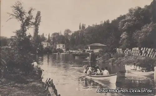 Istanbul Partie auf dem Bosporus - Foto AK (Bosphore. Ea