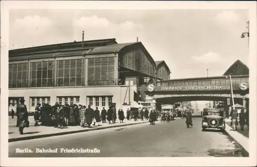 Ansichtskarte Mitte-Berlin Bahnhof Friedrichstraße 1960