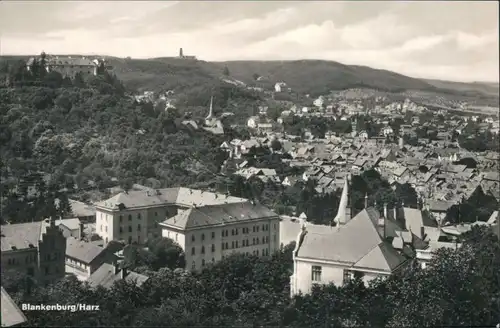 Ansichtskarte Bad Blankenburg Blick auf den Ort 1960