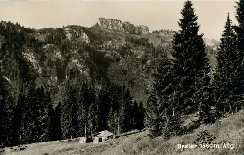 Ansichtskarte Oberstdorf (Allgäu) Allgäuer Alpen - Berg Besler 1956