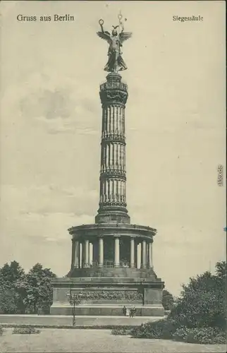 Ansichtskarte Mitte-Berlin Siegessäule 1918