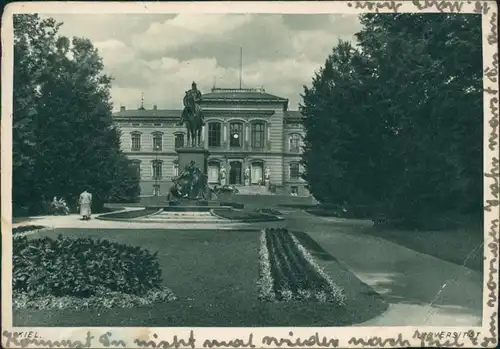 Ansichtskarte Kiel Universität 1940