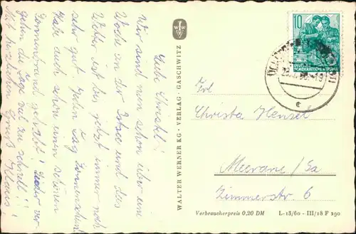 Ansichtskarte Usedom Insel Usedom - belebte Strände 1960