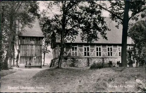 Ansichtskarte Egestorf Kirche 1958