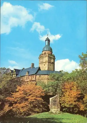 Falkenstein/Harz Staatliches Museum Burg Falkenstein, Eike-von-Repgow-Stein 1981