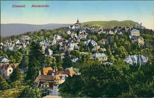Ansichtskarte Eisenach Marienhöhe 1916
