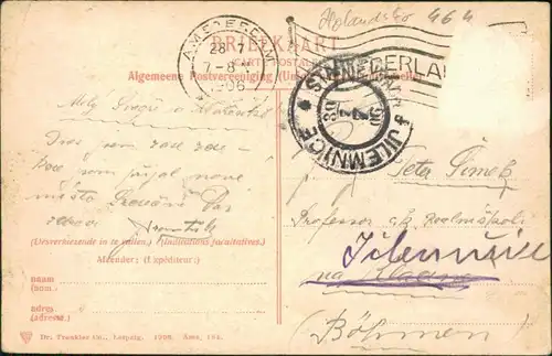 Postkaart Amsterdam Amsterdam Buiten Amstel 1906