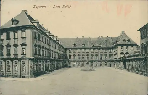 Ansichtskarte Bayreuth Altes Schloß 1938