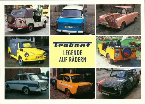 Ansichtskarte  Trabant - Legende auf Rädern 2000