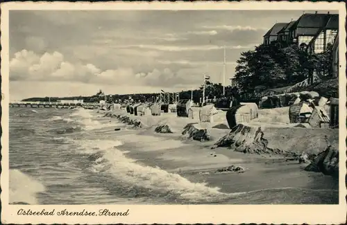 Ansichtskarte Arendsee (Mecklenburg-Vorpommern )-Kühlungsborn Strand 1939