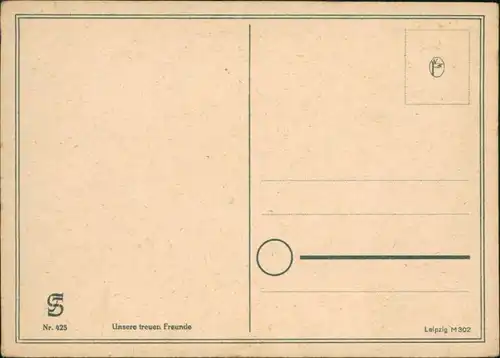 Ansichtskarte  Künstlerkarte v. W. Merker - Hund 1930