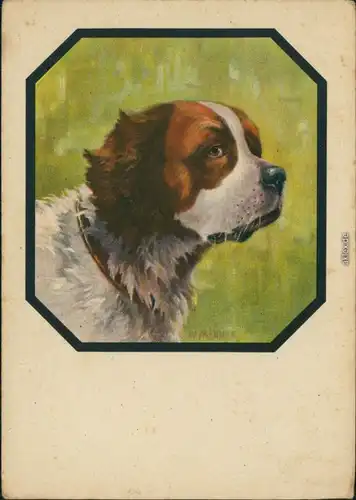 Ansichtskarte  Künstlerkarte v. W. Merker - Hund 1930