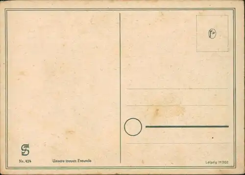 Ansichtskarte  Künstlerkarte v. W. Merker - Hund 1930