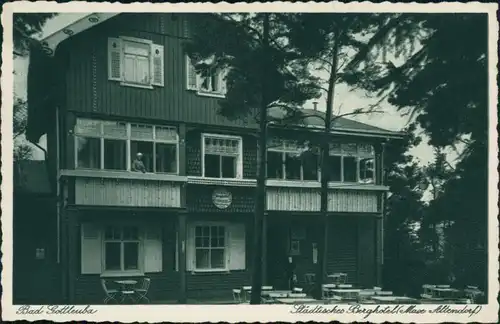 Ansichtskarte Bad Gottleuba-Berggießhübel Städtisches Berghotel 1929