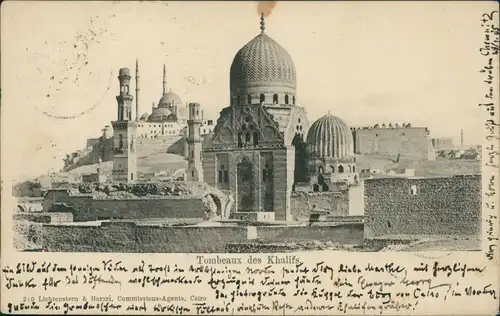 Kairo القاهرة Tombeaux des Khalifs 1905 