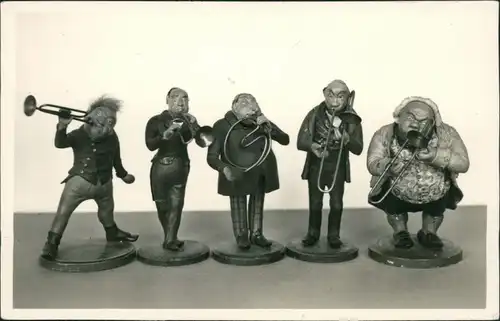 Ansichtskarte Sonneberg Deutsches Spielzeugmuseum - Musikantengruppe 1929 