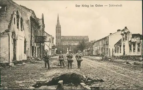 Schirwindt Kutusowo (Szyrwinta/Širvinta/Кутузово Der Krieg im Osten Kirche 1919