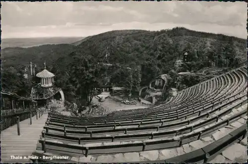 Ansichtskarte Thale (Harz) Harzer Bergtheater 1964
