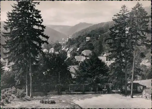 Ansichtskarte Altenbrak Blick von der Waldbühne auf den Ort 1964