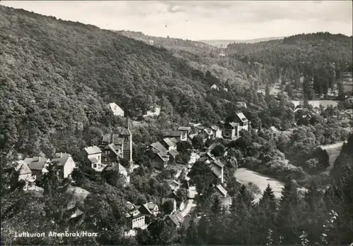 Ansichtskarte Altenbrak Blick auf den Ort 1965