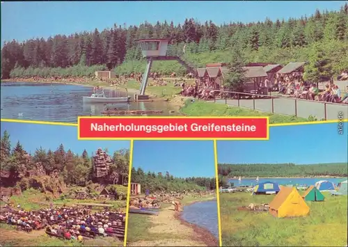 Ehrenfriedersdorf Naherholungsgebiet Greifensteine 1980