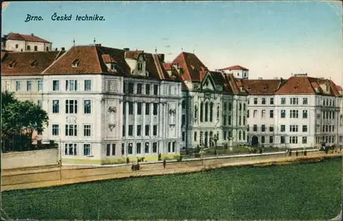 Postcard Brünn Brno Ceska Technika 1926 