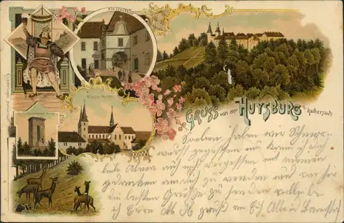 Ansichtskarte Halberstadt Kloster Huysburg 1899
